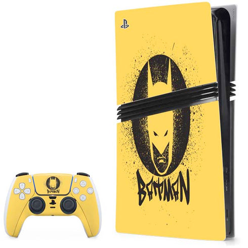 DC Comics Batman Graffiti Art PS5 Pro Bundle Skin
